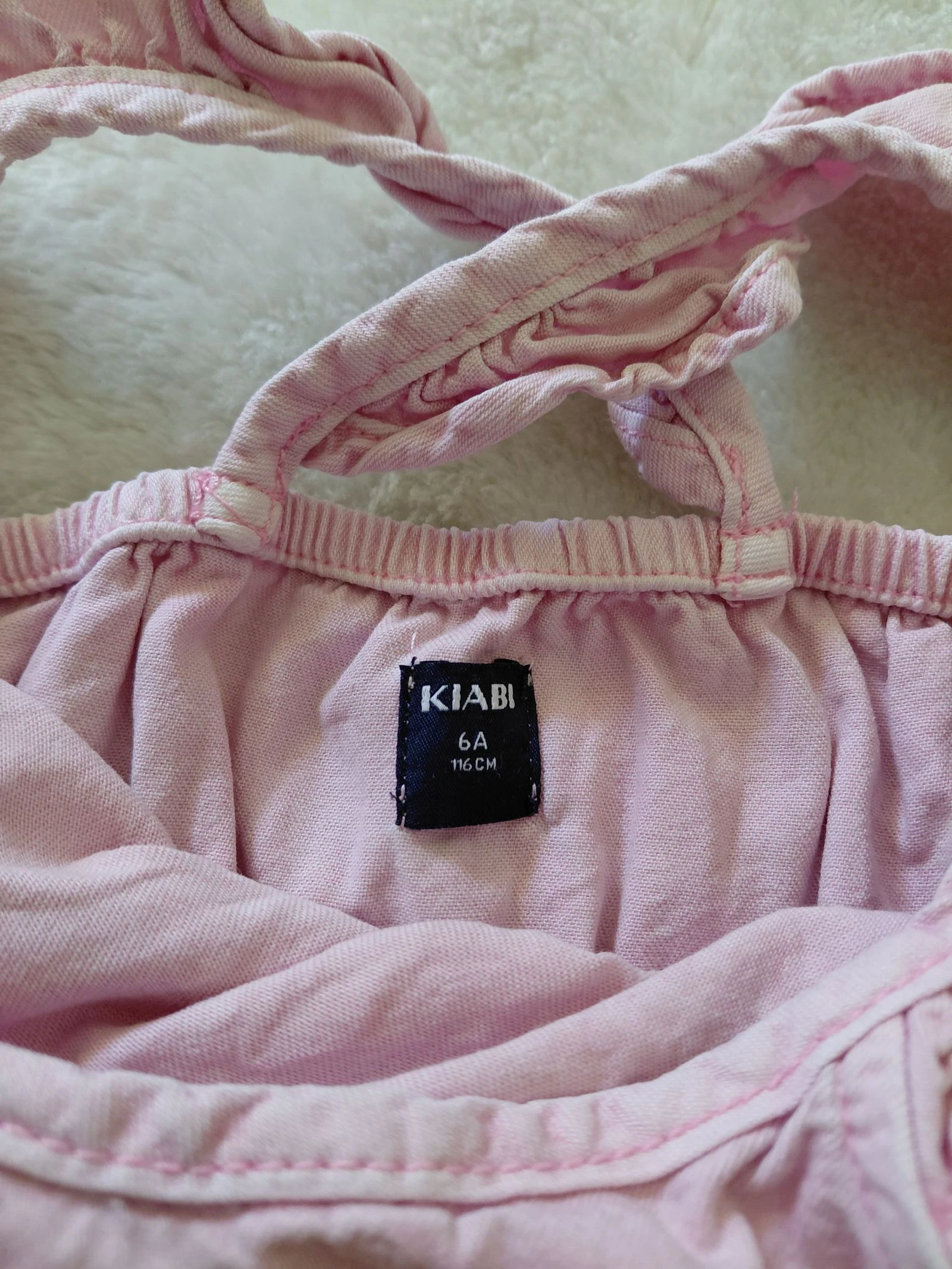 Vestido de verão rosa claro Kiabi 6 anos – photo 4